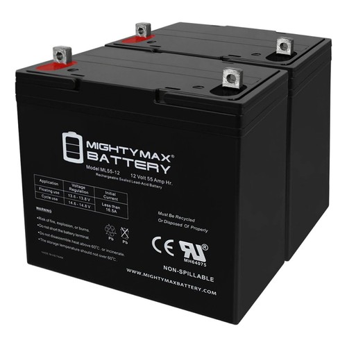 Mighty max ub12550 12v 55ah - ub12550,