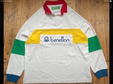 Benetton Rugby Shirt Large 