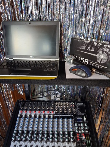 Karaoke system powered - karaoke, system.