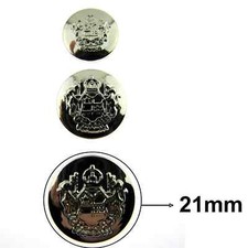 MILITARY BUTTONS GOLD PLASTIC