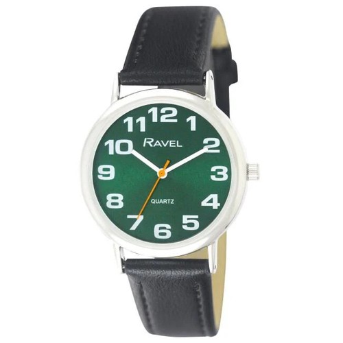 Gents easy read - watch, green