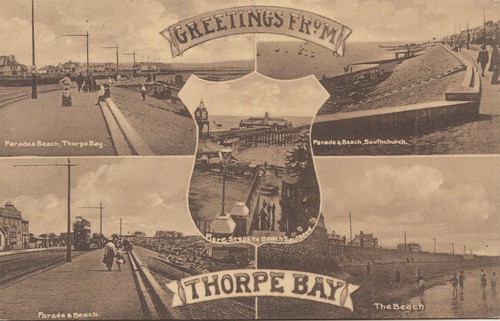 Postcard thorpe bay - postcard,