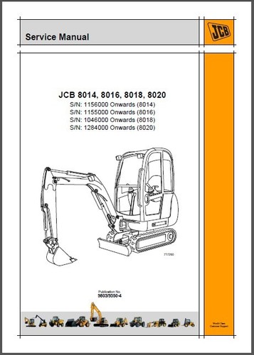 Jcb 8014 8016 - jcb, 8020