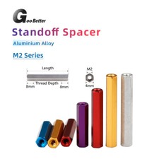 M2 Aluminum Alloy Hex Threaded