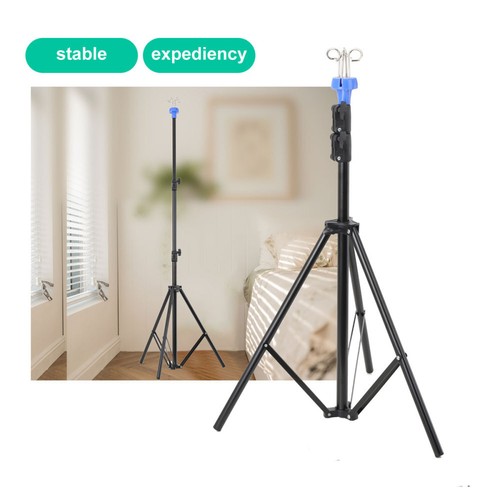 Portable pole drip bag - portable,