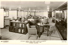 1930s postcard Tourist Lounge