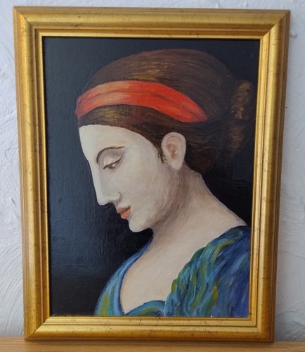 Original figurative portrait - figurative, ~