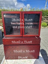 Vintage Tapley 33 Burgundy Oak Floating Modular Units x 5 