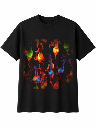Lava lamp ink splash - lava,