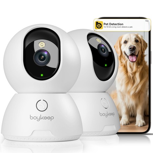 Boykeep cameras for home - 2k,