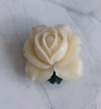 Vintage Carved Lucite Rose