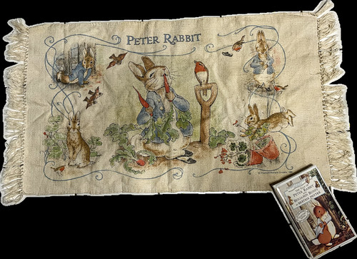 Vintage peter rabbit woven - vintage,