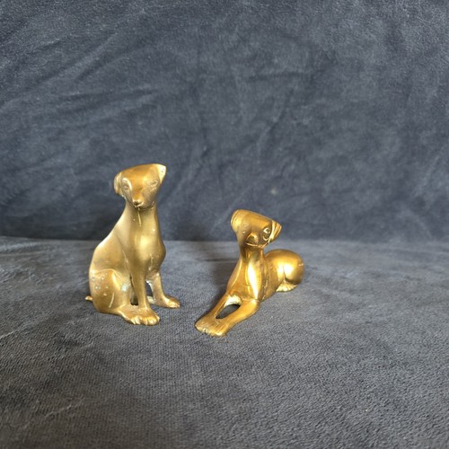 Pair attractive brass - pair,
