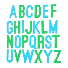 Uppercase Stitched Alphabet