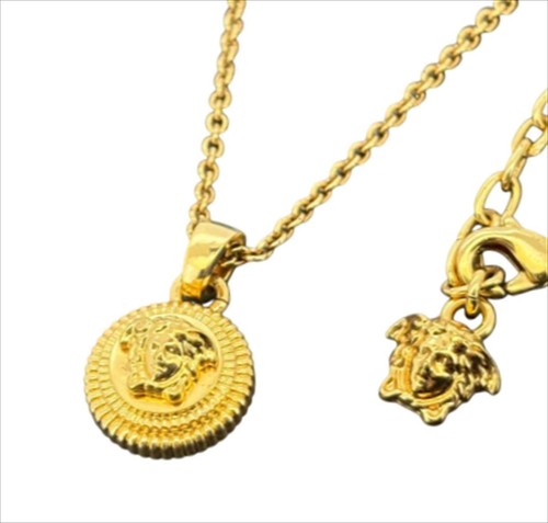 Versace necklace medusa head - versace,
