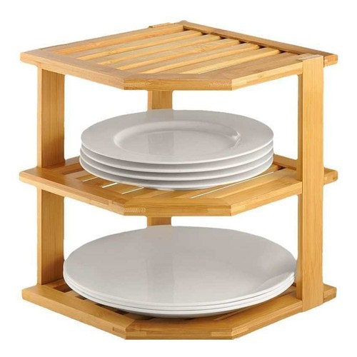 Tier kitchen bamboo corner - kitchen,