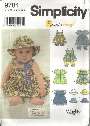 Simplicity 9784 babies - simplicity,