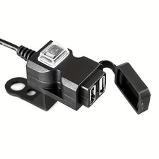 Waterproof Motorbike Motorcycle USB Charger Power Adapter Socket For Phone GPS