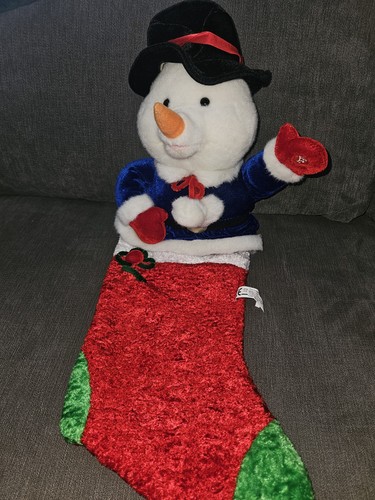 Musical plush snowman - plush,