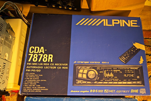 Alpine cda 7878r high - alpine, car