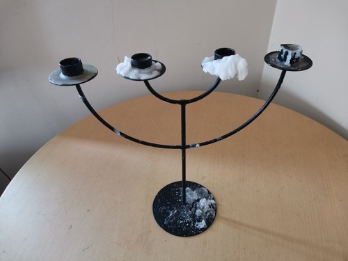 Solid metal candle - 4,