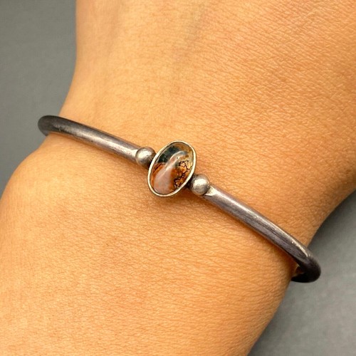 Petite vintage agate silver - petite,