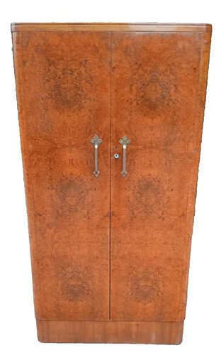 Art deco walnut compactum - ,
