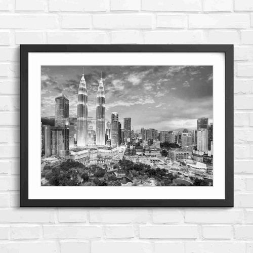 Petronas towers sunset - petronas,