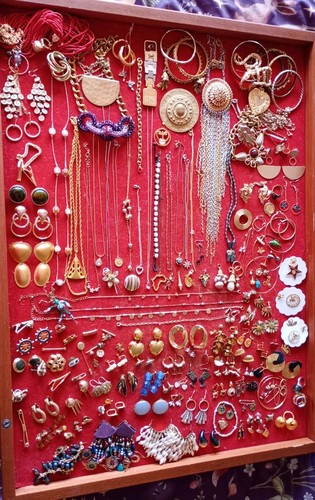 Vintage gold tone costume - vintage,