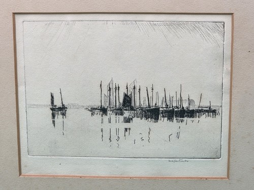 Oak framed boats - oak, seascape