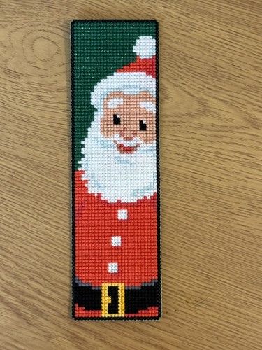 Completed cross stitch - cross,