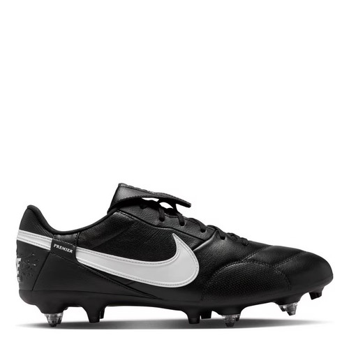 Nike mens black white - black, &