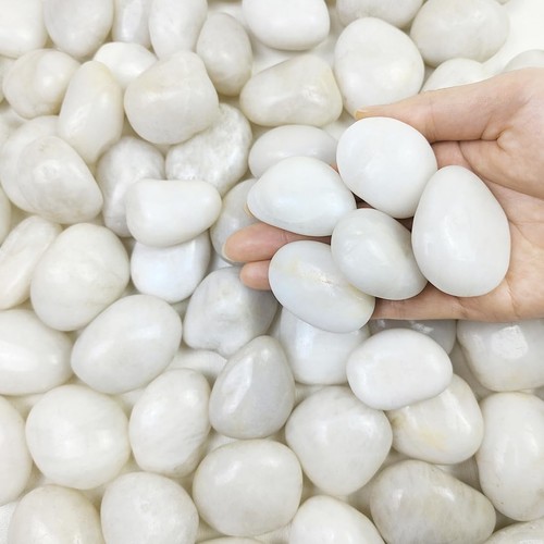 White decorative pebbles - decorative,