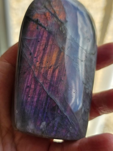 Labradorite crystal freeform - labradorite,