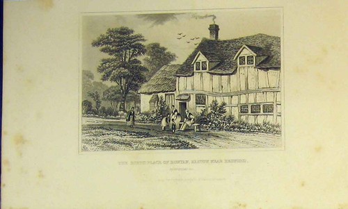 Original old antique print - original,