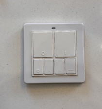 Lightwave RF LW101SS Stainless Steel black Scene Mood Lighting Controller