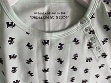 Designers At Debenhams Top Size S-M Green Scottie Dog Design Brand New