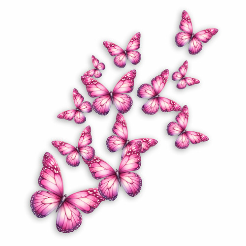 Persian pink butterfly vinyl - persian,
