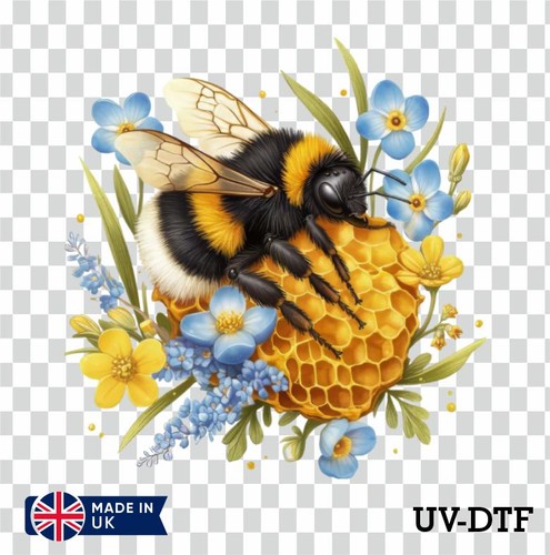 Floral bee honey comb - bee,