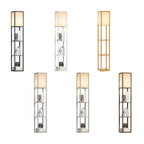 Homcom tier floor lamp - 4-tier,