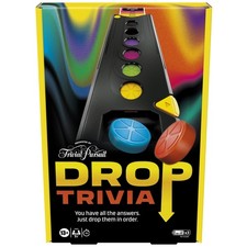Drop Trivia Game, Electronic Party Board Game from Trivial Pursuit - English Ver
