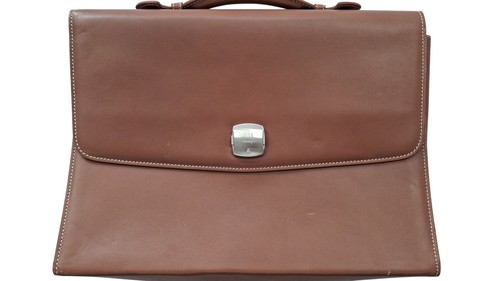 Dunhill leather briefcase - dunhill,