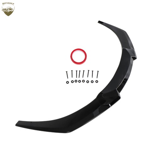 Glossy front bumper splitter - glossy,