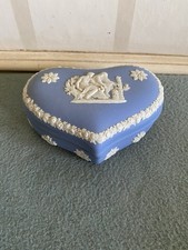 Wedgwood Blue Jasperware Heart