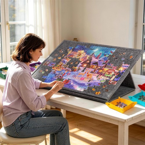 1000pcs tilting puzzle board - tilting,