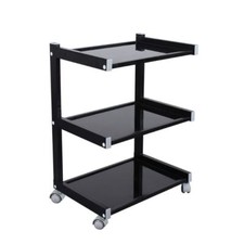Glass salon trolley - glass,