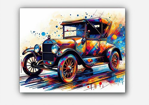 Vintage ford model car - vintage,