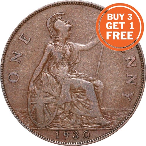 Penny george coin - v,