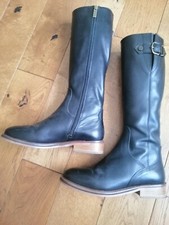 Ted & Muffy Ladies Black Boots Size 5/ 38 Nearly New