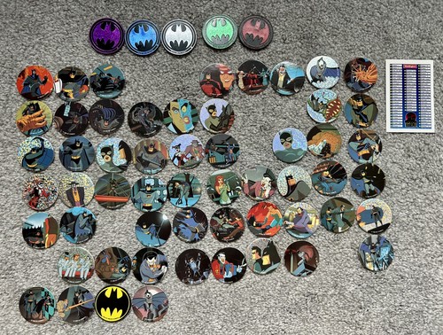 Batman pogs waddingtons - pogs,